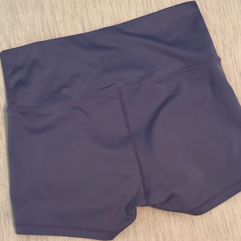 TYR Women's Athletic Shorts in Deep Purple